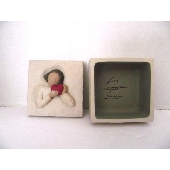 Willow Tree 2003 Trinket Box by Susan Lordi "From the Heart" - Picture 2 of 4